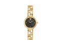 Versace Greca Goddess Quartz Uhr, PVD Gold, Schwarz, 28 mm, VE7A00423