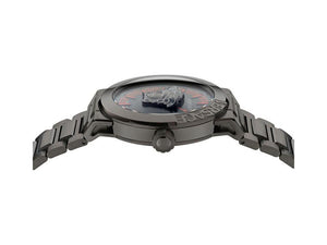 Versace Medusa Infinite Gent Quartz Uhr, PVD, Schwarz, 47 mm, VE7E00723