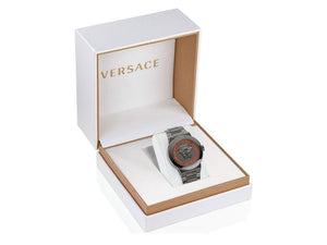 Versace Medusa Infinite Gent Quartz Uhr, PVD, Schwarz, 47 mm, VE7E00723