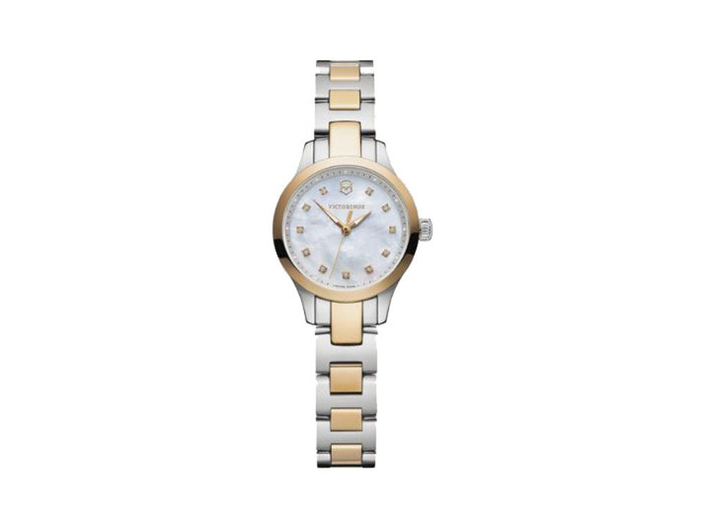 Victorinox Alliance Ladies XS Quartz Uhr, Weiss, 28mm, V241877,