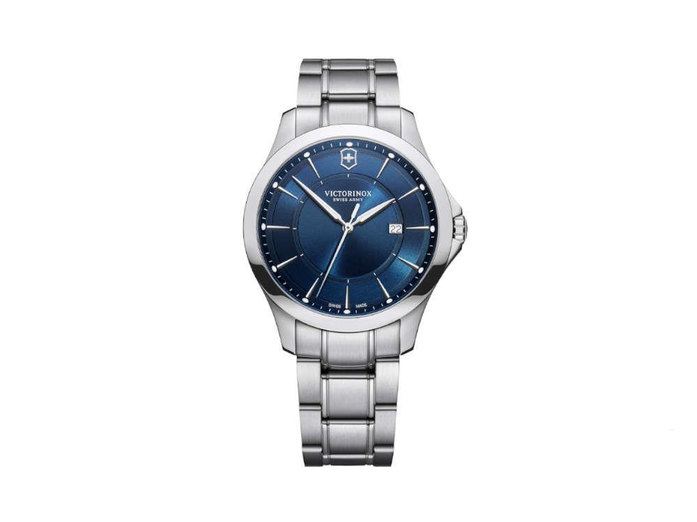 Victorinox Alliance Gent Quartz Uhr, Edelstahl 316L , Blau, 40 mm, Tag, V241910