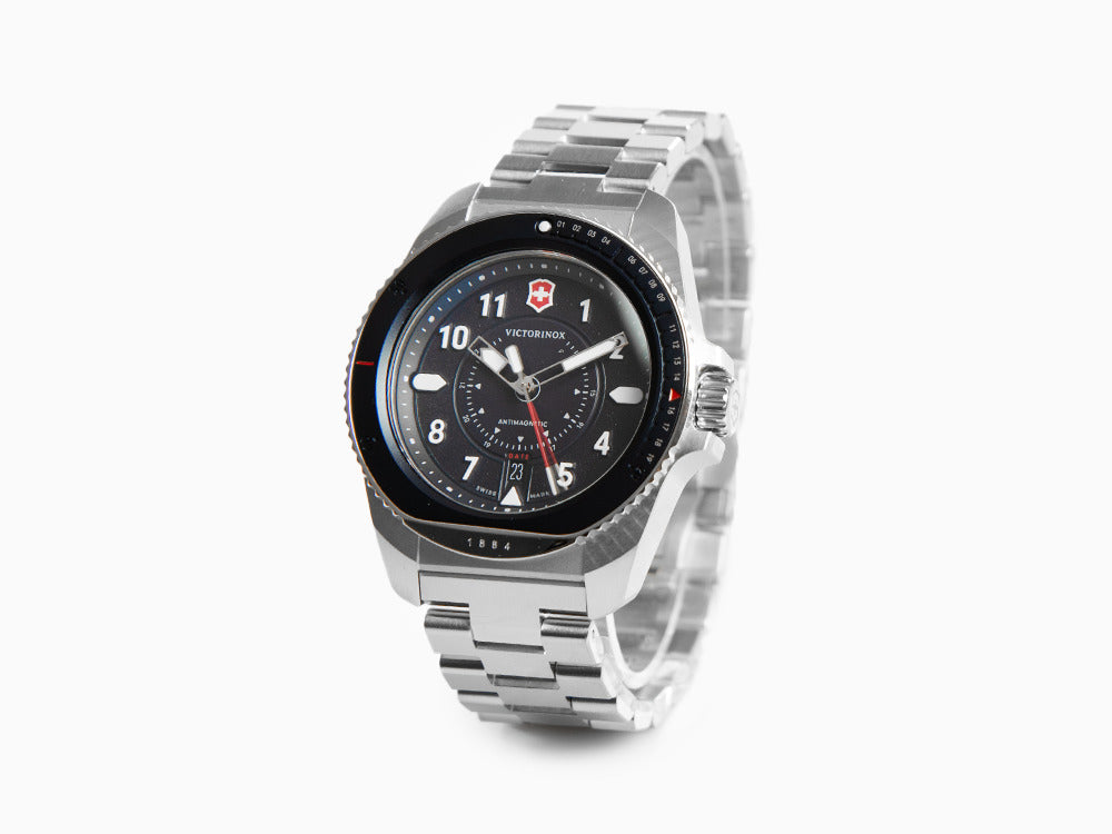 Victorinox Journey 1884 Quartz Uhr, Edelstahl 316L , Blau, 43 mm,V241978