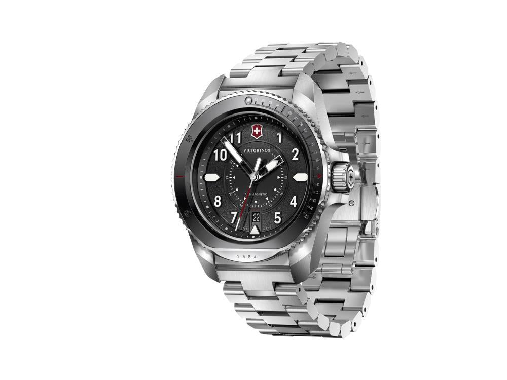 Victorinox Journey 1884 Quartz Uhr, Edelstahl 316L , Schwarz, 43 mm, V242009