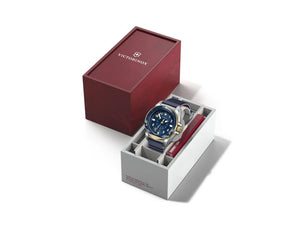 Victorinox Journey 1884 Quartz Uhr, Blau, 43 mm, PVD, Edelstahl 316L, V242013