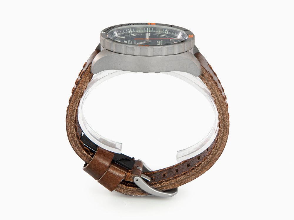 Vostok Europe Almaz Automatik Uhr, Titan, Grau, 47 mm, NH35A-320H263