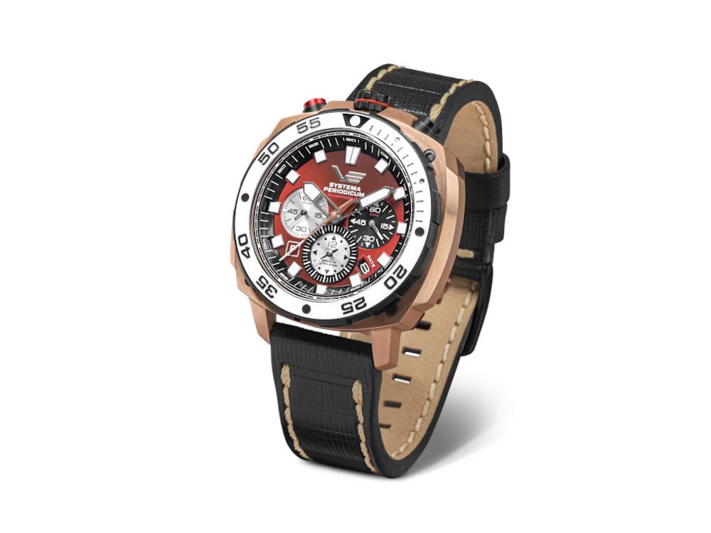 Vostok Europe Systema Periodicum Phosphor Quartz Uhr, PVD Rose Gold, LE