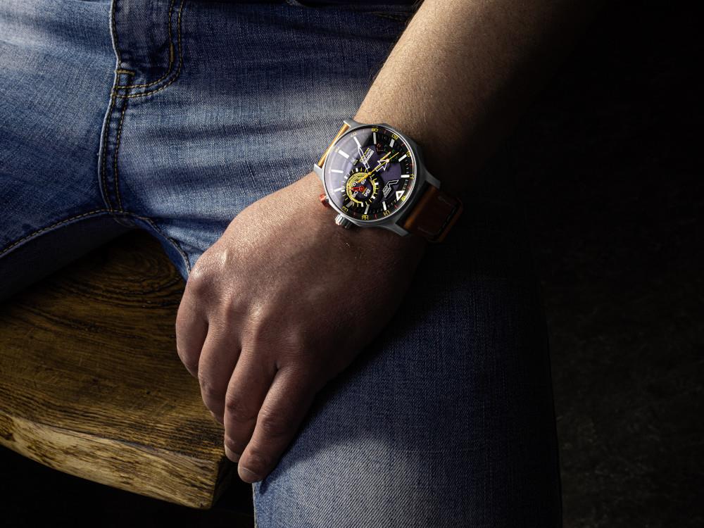 Vostok Europe Expedition North Pole Polar Day Quartz Uhr, Blau, VS57-595A735