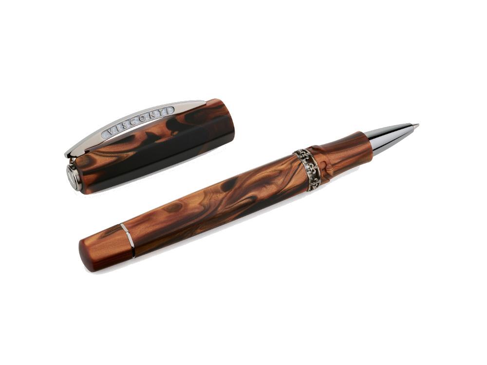 Visconti Medici Roller, Acrosilk, Ruthenium Akzenten, KP17-40-01-RB