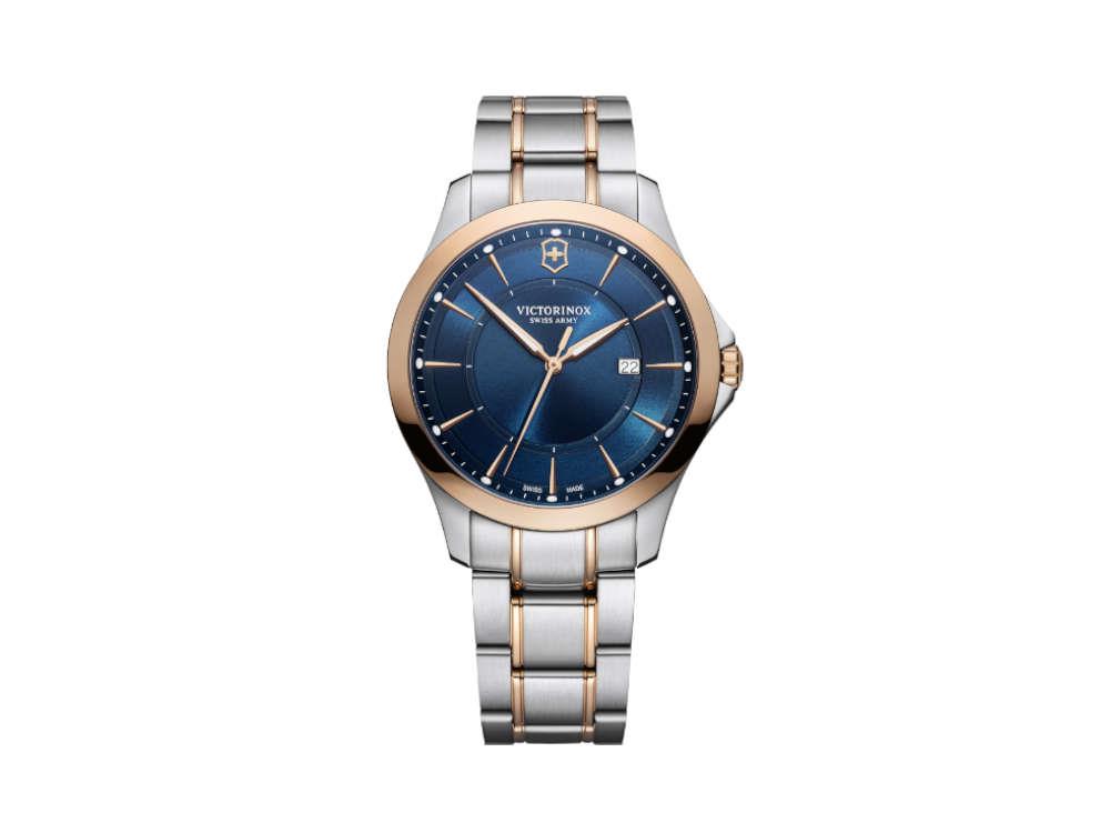 Victorinox Alliance Gent Quartz Uhr, Edelstahl 316L , Blau, 40 mm, Tag, V241911