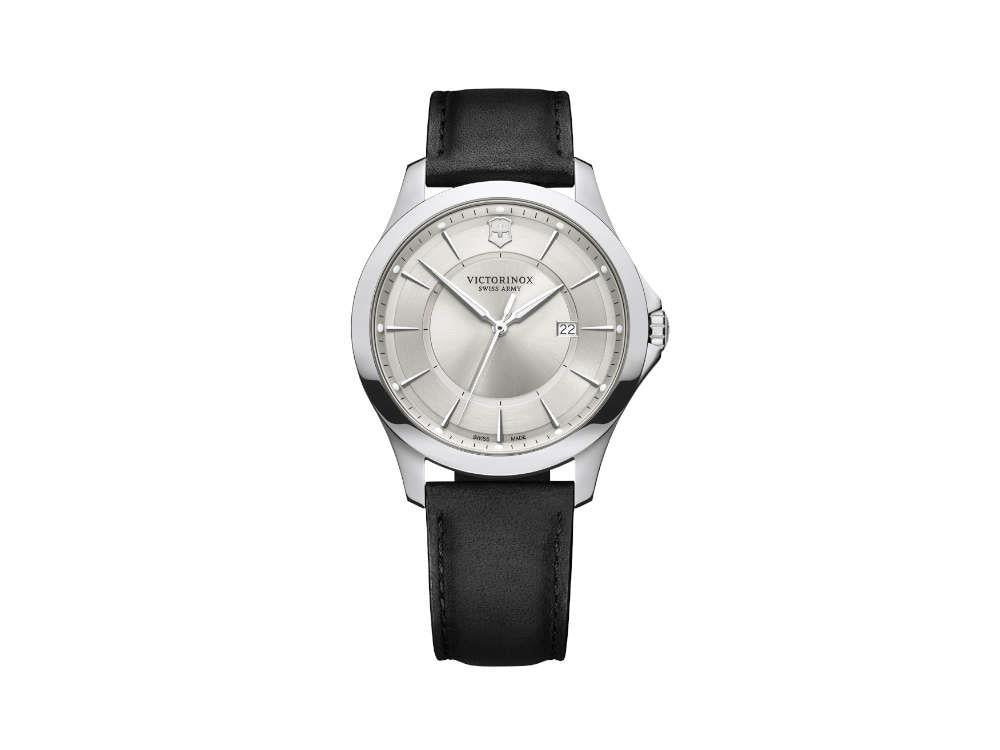 Victorinox Alliance Gent Quartz Uhr, Edelstahl, Silber, 40 mm, Tag, V241905