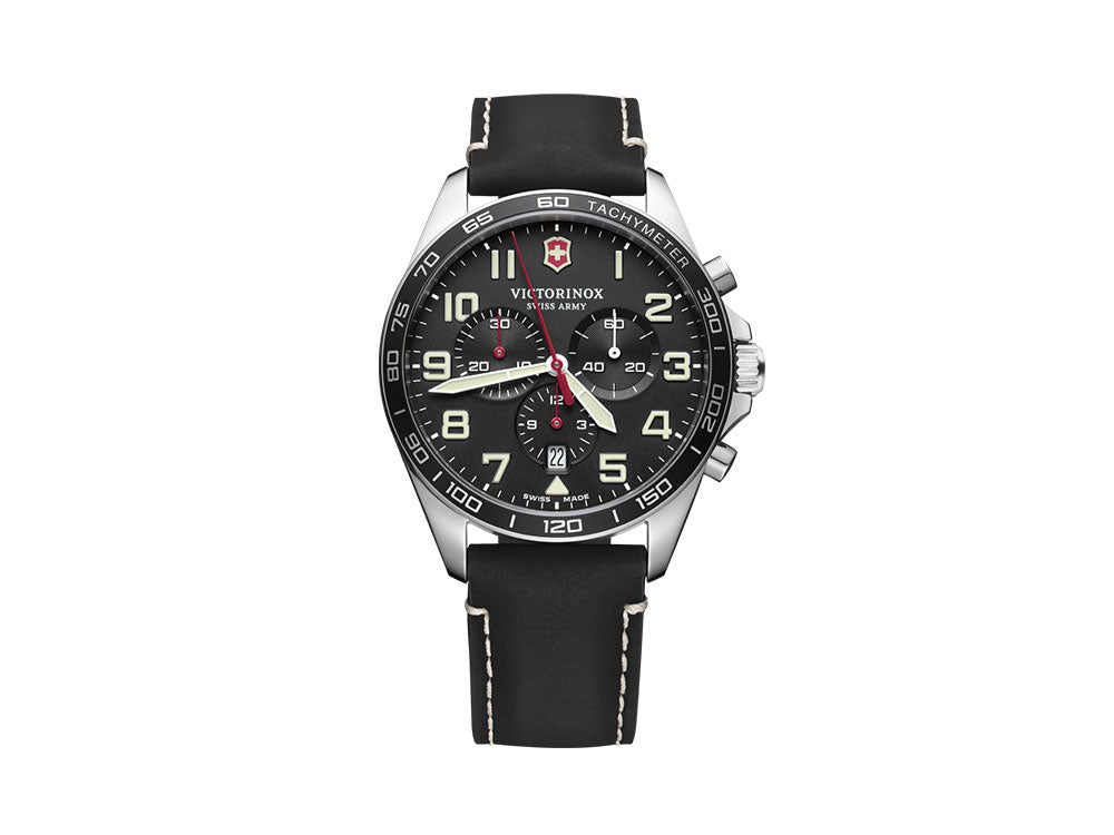 Victorinox Fieldforce Quartz Uhr, Schwarz, 42 mm, Chronograph, V241852