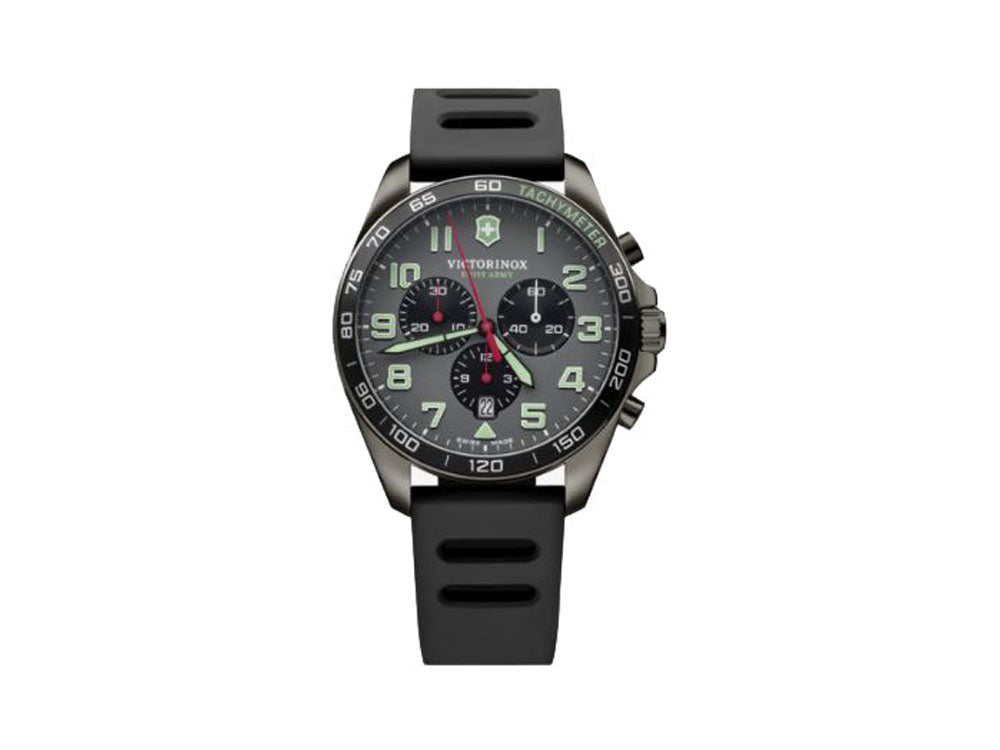 Victorinox Fieldforce Sport Chrono Quartz Uhr, Grau, 42 mm, V241891