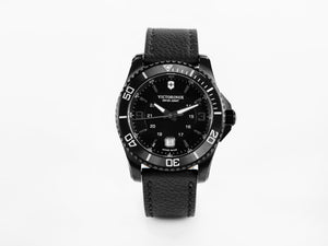 Victorinox Maverick Black Edition Quartz Uhr Edelstahl Schwarz 43 m Iguana Sell DE