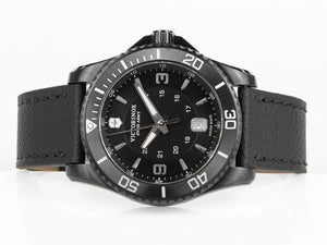 Victorinox Maverick Black Edition Quartz Uhr Edelstahl Schwarz 43 m Iguana Sell DE