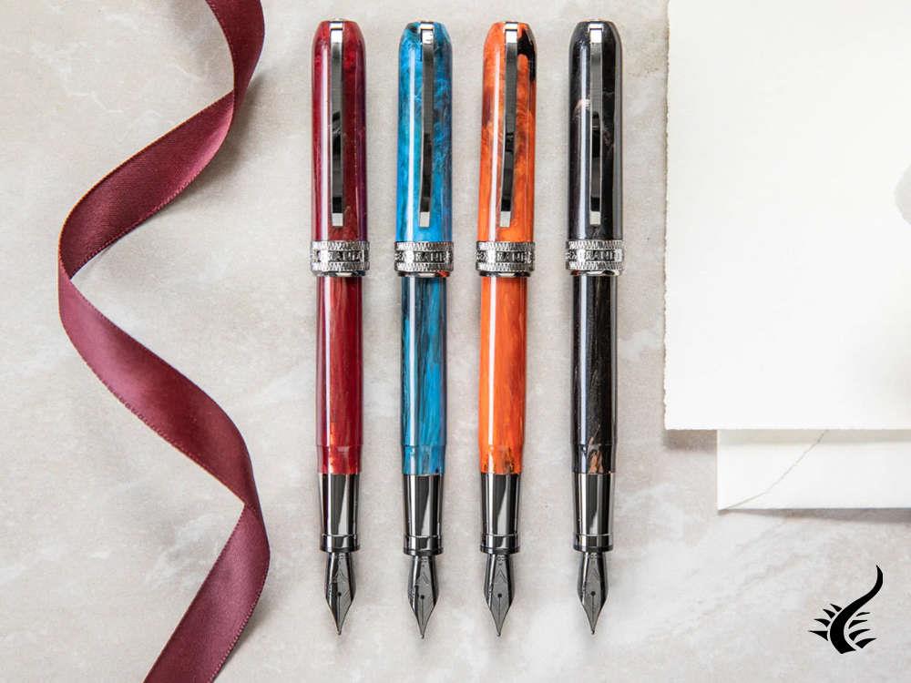 Visconti Rembrandt-S Bordeaux Füllfederhalter, Edelharz, KP10-25-FP