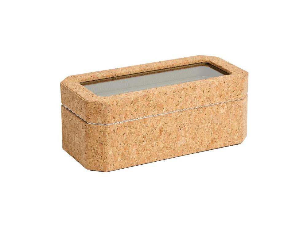 WOLF Cortica Uhrenbox, 4 Uhren, Kork, 668261
