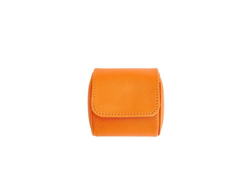 WOLF Tutti Frutti Uhrenrolle, 1 Uhr, Orange, Vegane Leder, 680139