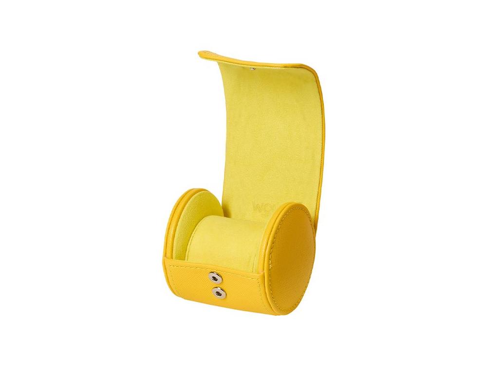 WOLF Tutti Frutti Uhrenrolle, 1 Uhr, Gelb, Vegane Leder, 680192