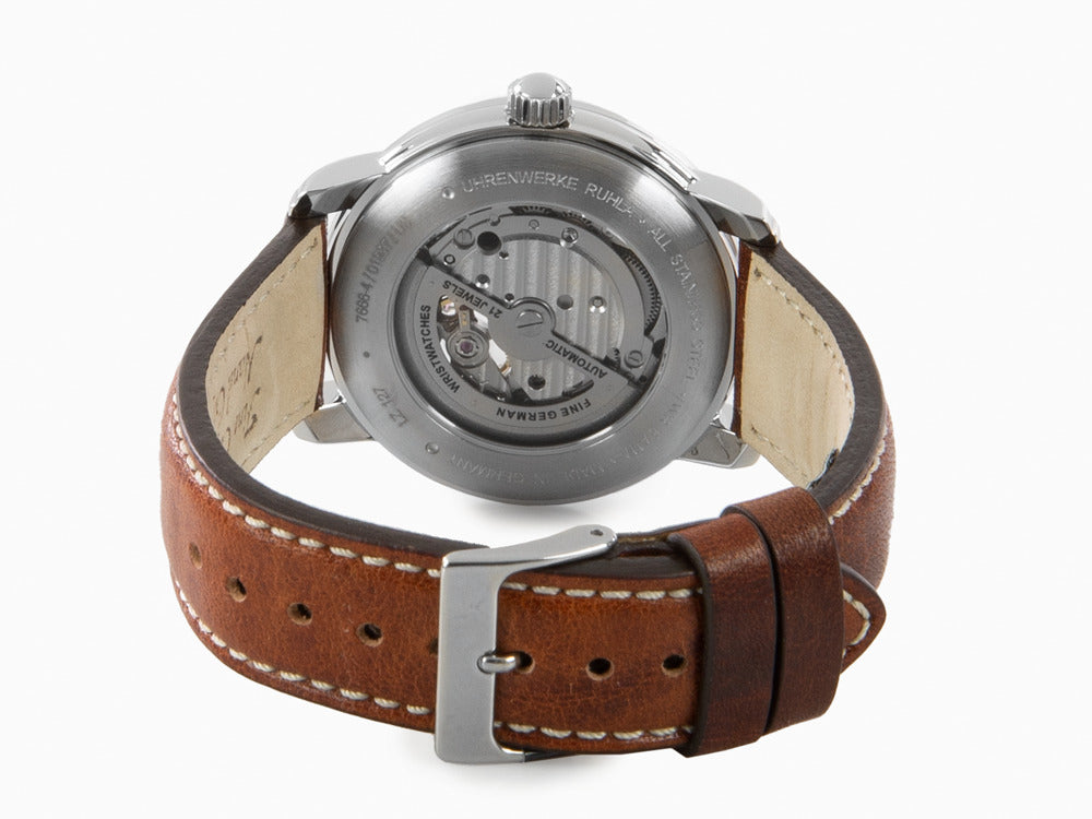 Zeppelin LZ 127 Graf Zeppelin Automatik Uhr, Braun, 40 mm, 7666-4