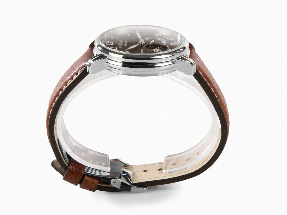 Zeppelin LZ 127 Graf Zeppelin Automatik Uhr, Braun, 40 mm, 7666-4
