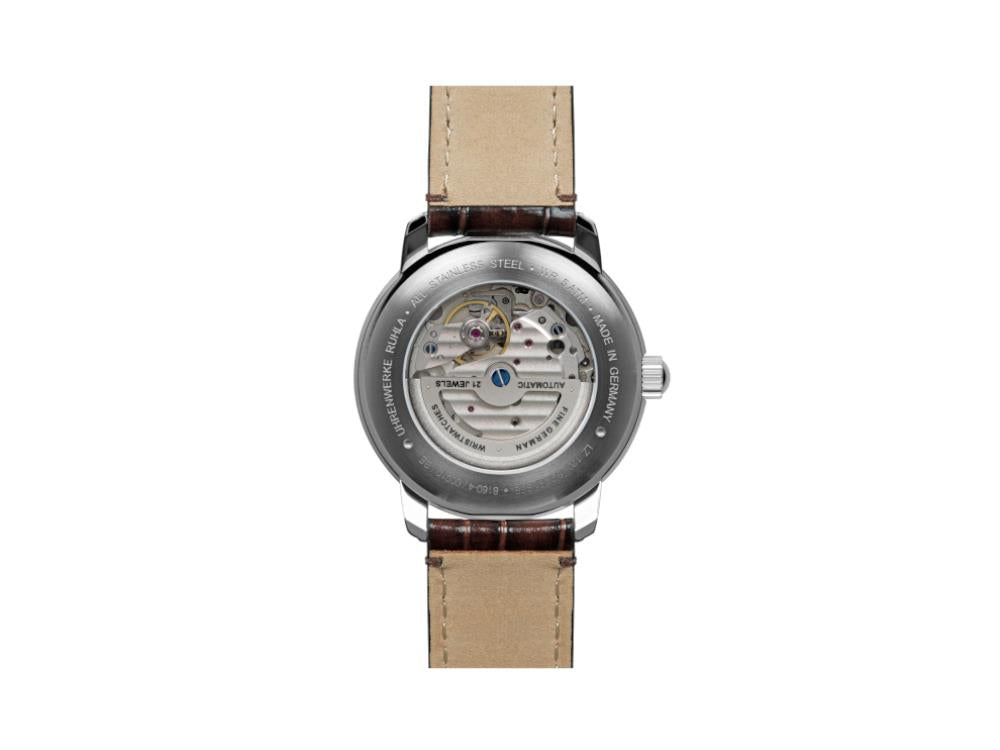Zeppelin LZ 120 Bodensee Automatik Uhr, Grün, 40cm, Lederband, 8160-4